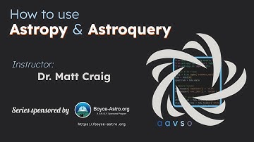 How to use Astropy & Astroquery