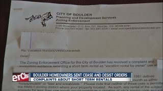 Boulder property owners on VRBO, AirBnB get warning letters