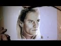 Legolas - Drawing time-lapse Portrait (Hobbit)