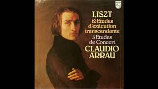 Liszt - 3 Etudes de Concert, S.144 No. 1 in A Flat, "Il lamento" (performed by Claudio Arrau)