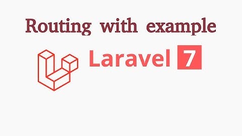 Laravel 7 tutorial #5 controller with example