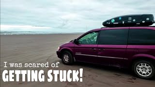 VanLife On The Washington Coast | Finding camping and driving my van on a beach for the first time.