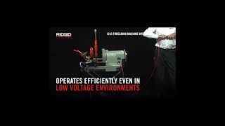 RIDGID Model 1233 Universal Threading Machine (115 V) | 1⁄4 – 3″ Pipe | 36 RPM Precision Threading
