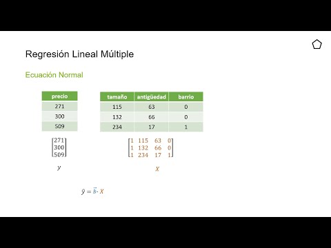 Video: ¿Qué es la ecuación normal en regresión lineal?