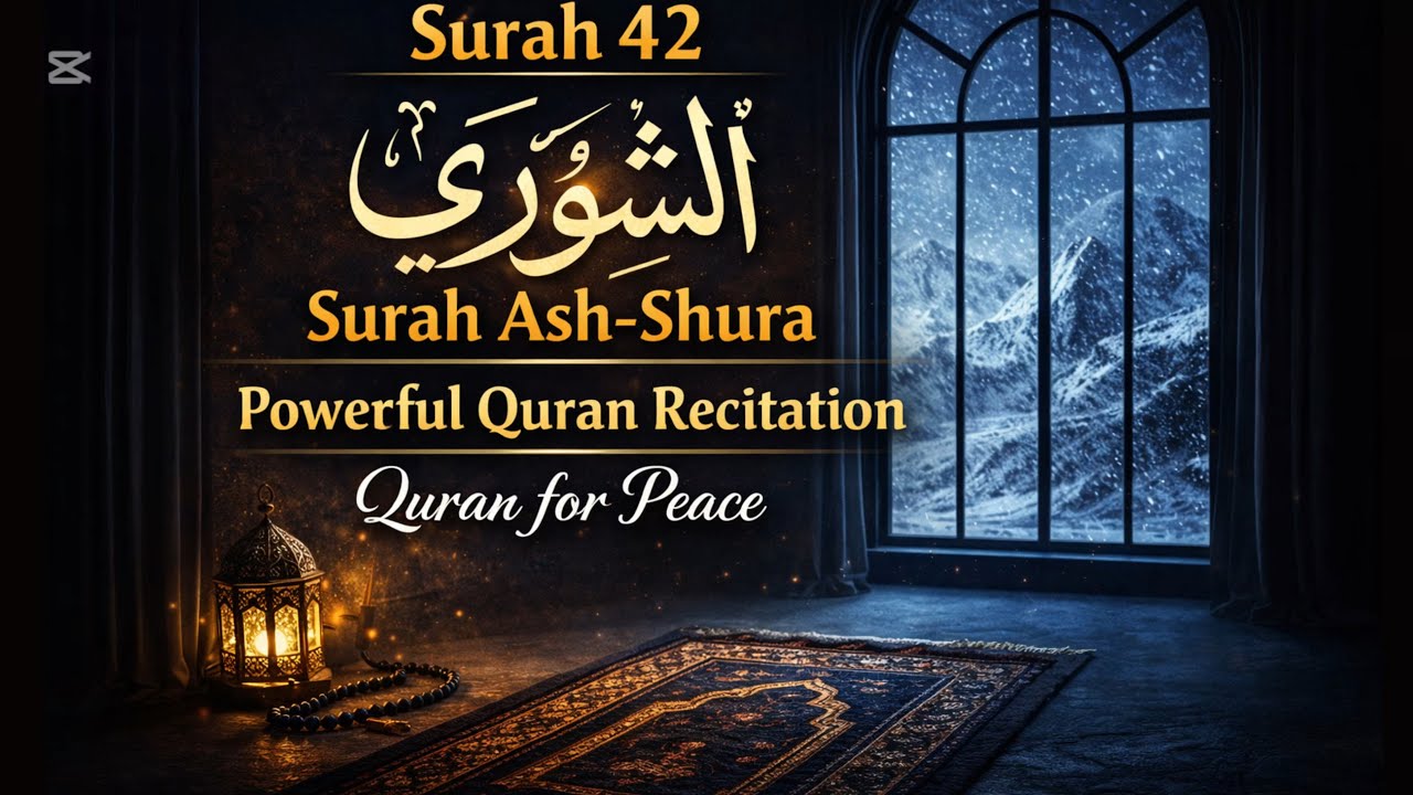 Surah 42 | Surah Ash-Shura (الشورى) | Powerful Quran Recitation | Quran for Peace