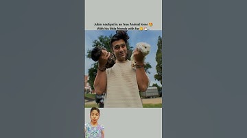 Thumbnail of Jubin Nautiyal with his little friends 🐔🐥🐶...#singer #jubinnautiyal #shorts #barbaad #song