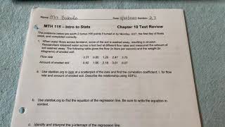 Chapter 10 Test Review