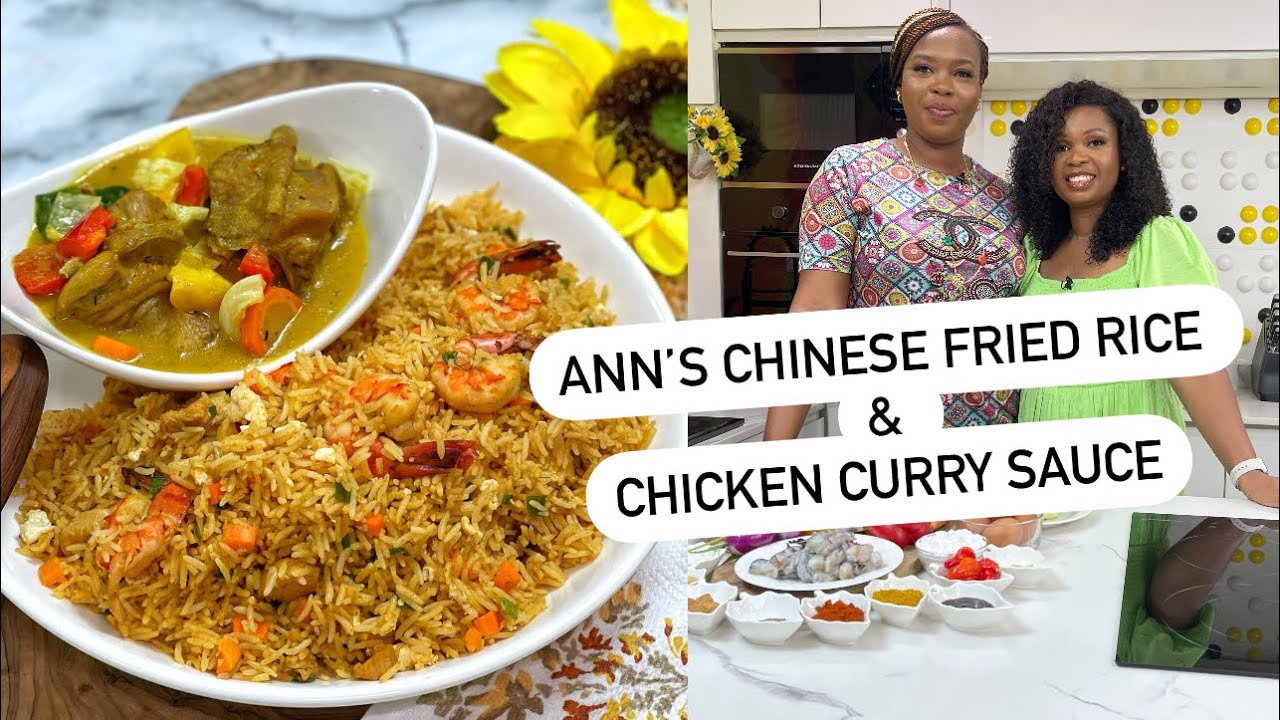 Ana Cooking Rice Ann's Chinese Rice Recipe #chineserice #chickencurry #ricerecipe - YouTube
