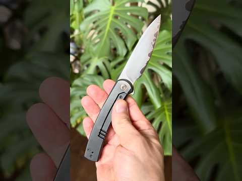 WE Knife Co Upshot Customized Blade Joe Cheung Design Bronze Titanium Framelock  Etched 20CV