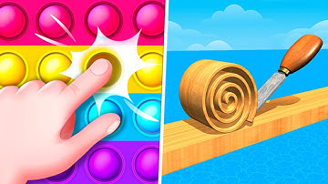 ▶️ Spiral Roll 🆚 Pop Us! ASMR GAMEPLAY| iOS,Android Walkthrough Pro All Levels Mobile Game OH8NR