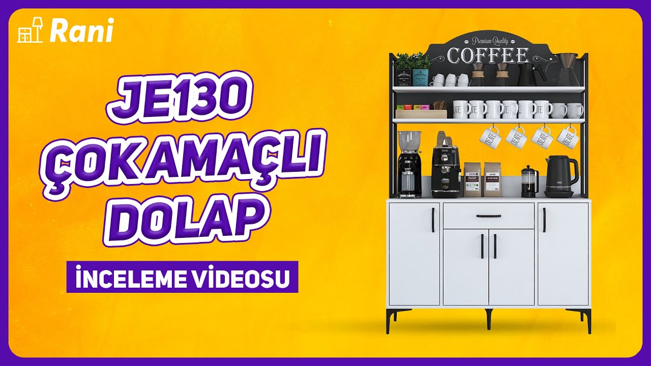 Rani Mobilya JE130 Çok Amaçlı Dolap Tanıtım Videosu