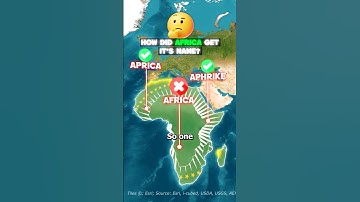 Hoe komt Afrika aan zijn naam???🤯🤯