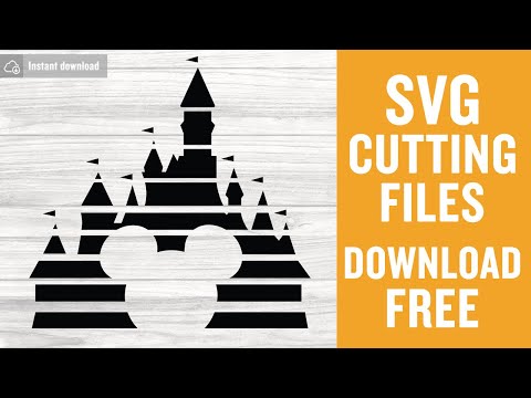 Disney Castle Svg Cutting Files for Cricut Instant Download