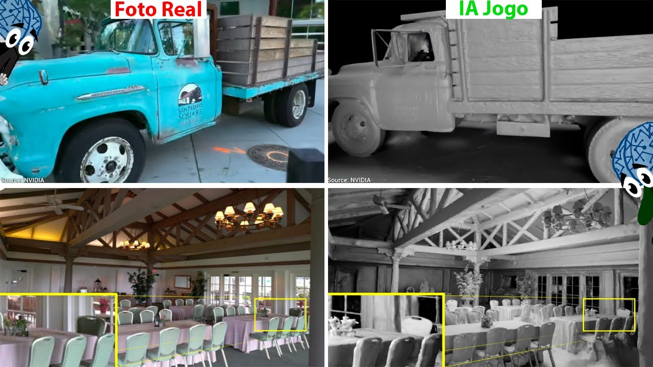 IA da NVIDIA tornando os JOGOS em REALIDADE