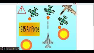 1945 Air Force Mini game on Scratch boss fight and walkthrough screenshot 4
