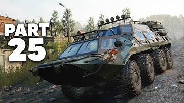 SNOWRUNNER Gameplay Walkthrough Part 25 - TANK (Finding the TUZ 420 "Tatarin")