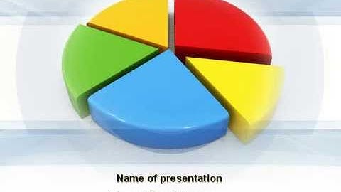 Pie Diagram In 3D PowerPoint Template by PoweredTemplate.com