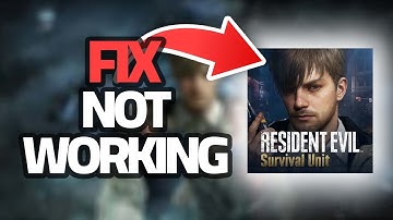 How To Fix Resident Evil Survival Unit Not Working | Final Solution
