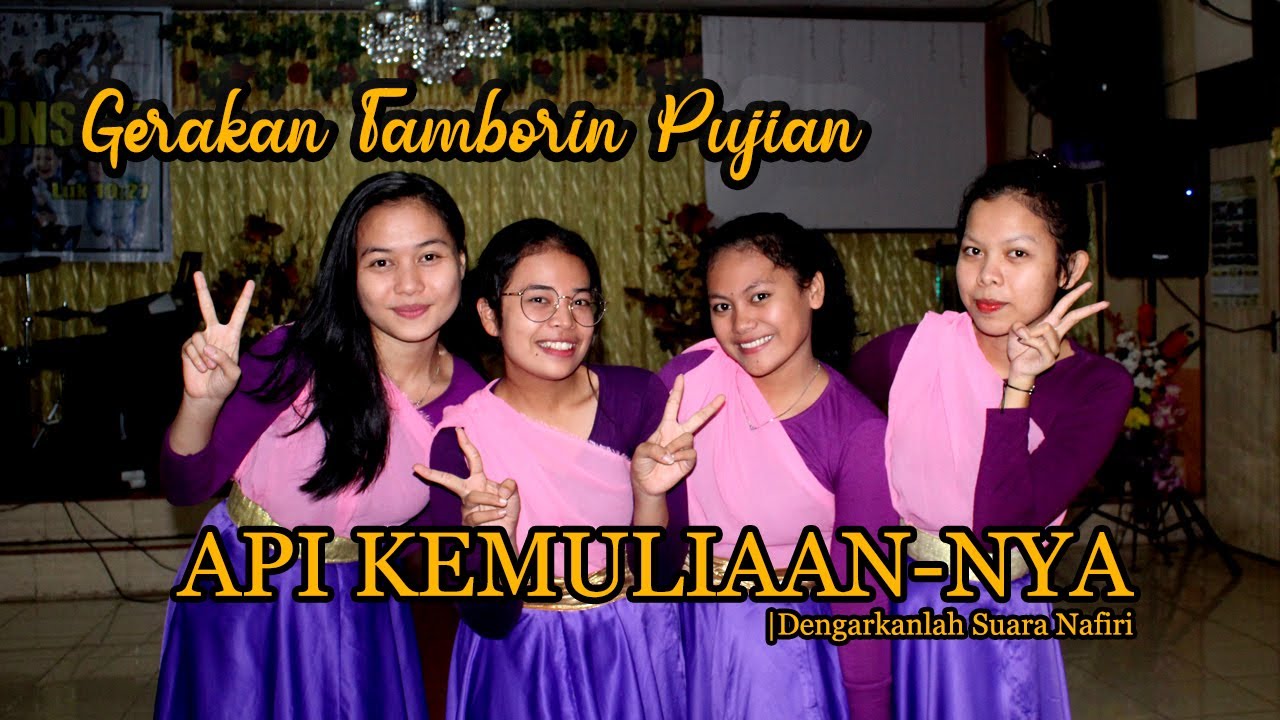 Api Kemuliaan-Nya - Gerakan Tamborin Pujian || Cornerstone Dance Club