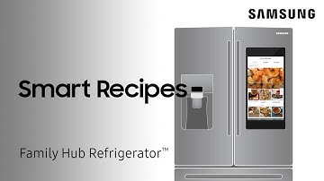 Use Smart Recipes on your Family Hub fridge to find and plan meals | Samsung US