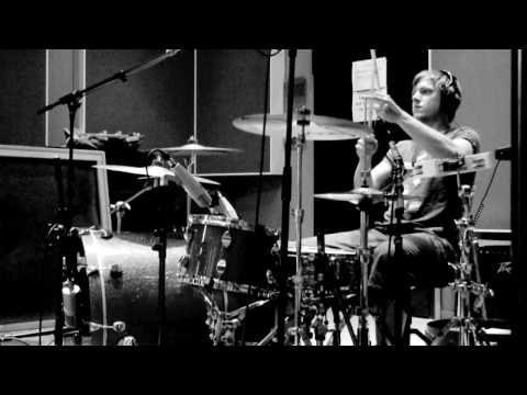 Max recording drums for new Radioroad West album...