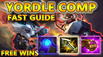 YORDLE COMP ⭐⭐⭐ SET 6.5 FAST TFT Guide and climb for beginners