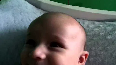 Laughing baby
