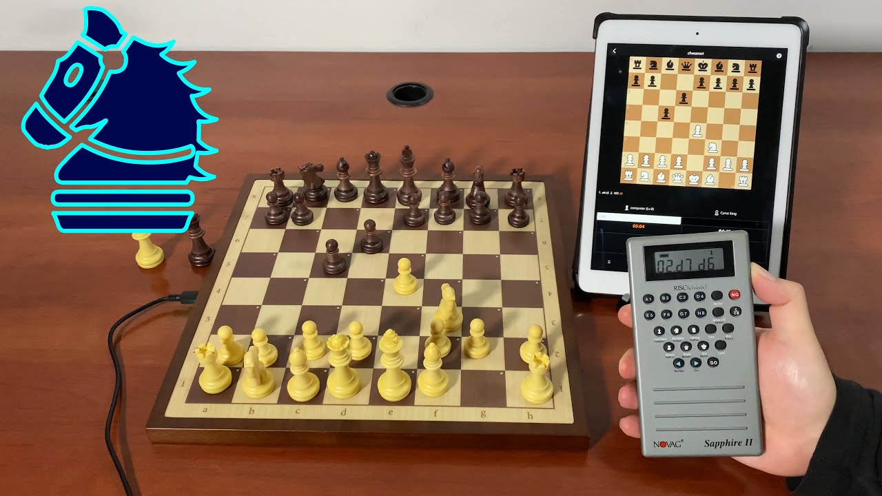 iChessOne: Wooden Foldable Electronic Chessboard