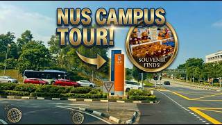 NUS Campus Tour 🇸🇬 Asia's Top University + Must-See NUS Logo Merchandise #studyinsingapore