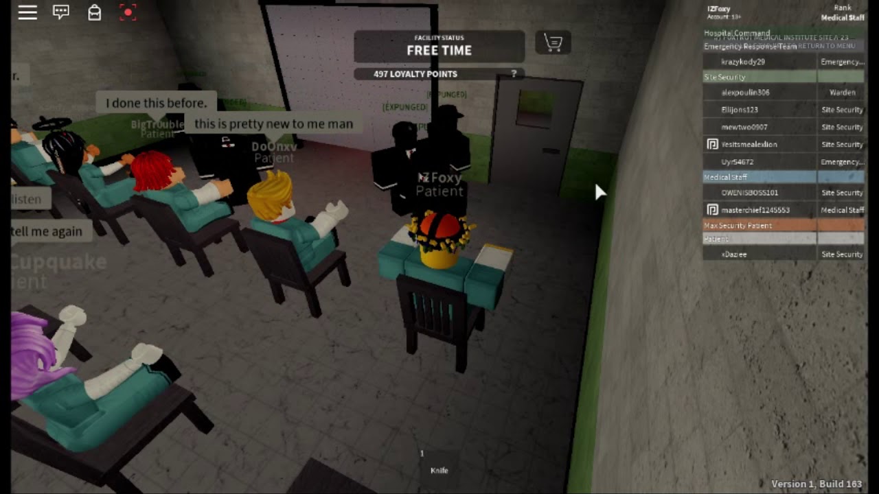 Foxtrot Asylum Heavy Lockdown For Testing Izfoxy Roblox Youtube - a asylum roblox