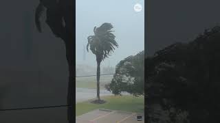 Tropical Storm Edouard makes landfall near Johnson Bayou, Louisiana