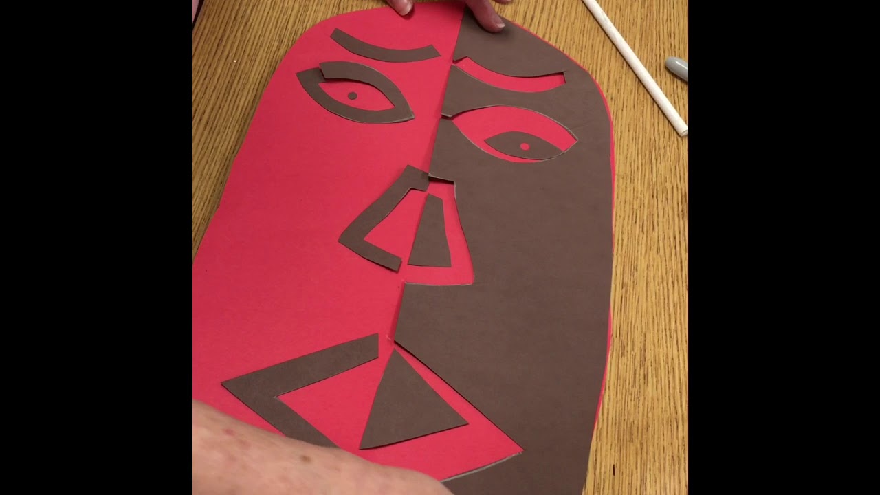 Symmetrical paper mask