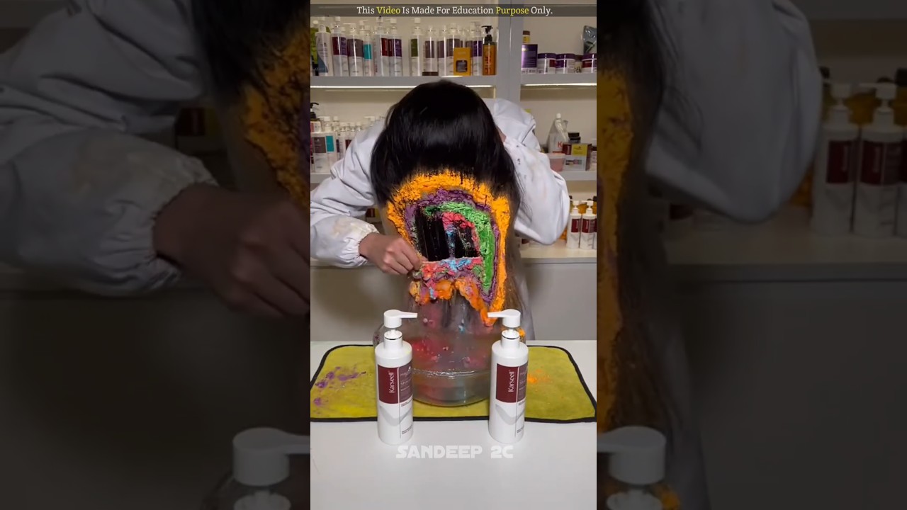 Amazing Sample Of Dust Coming Out Of Hair