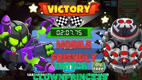 BTD6 Race- Slice And Dice- Tutorial on how to get 2:10 or under (Mobile Friendly) May, 31,2021