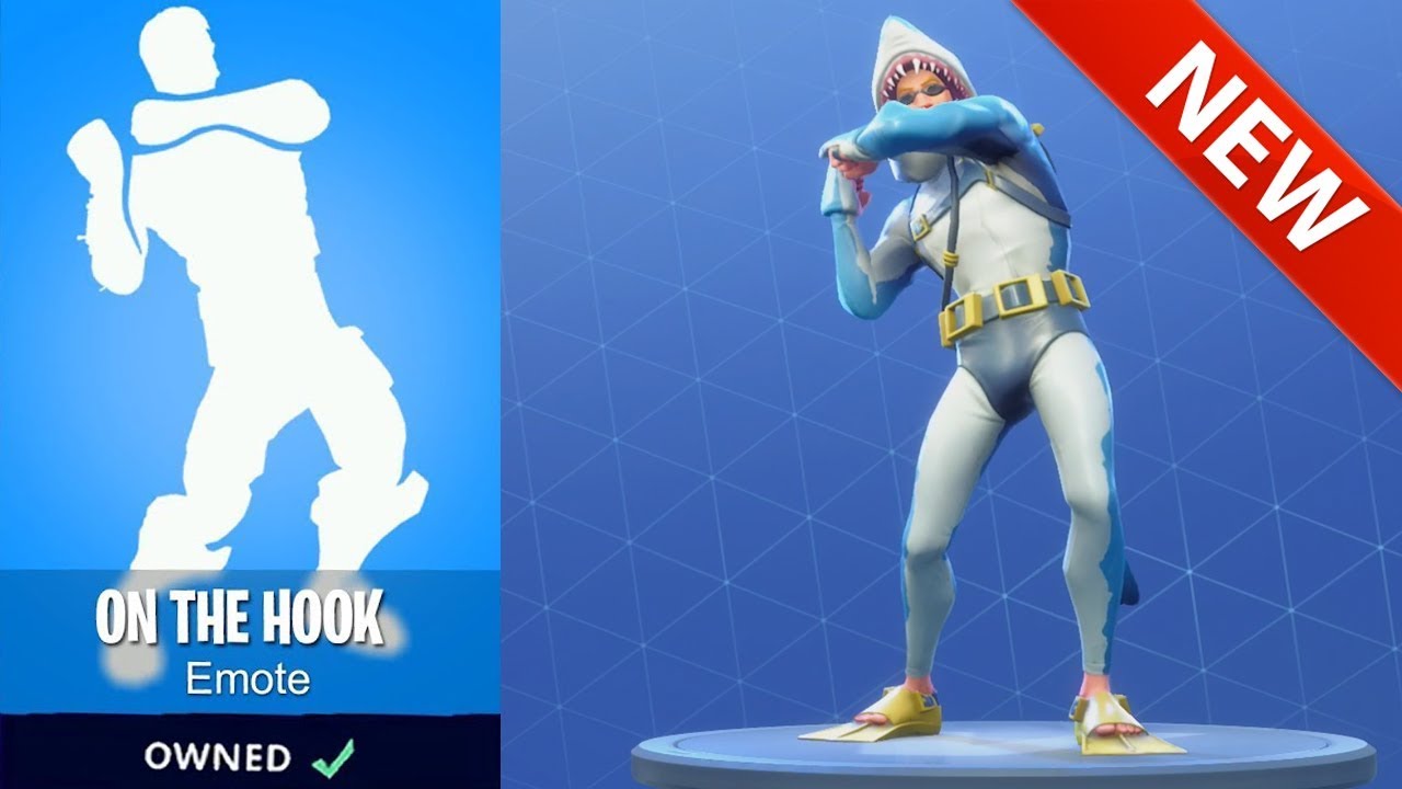 On The Hook Still In Fortnite New On The Hook Emote Fortnite Battle Royale Youtube