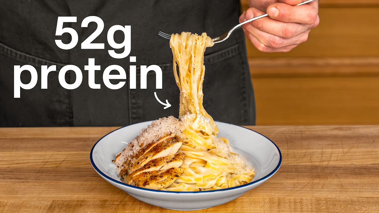 Самая лучшая низкокалорийная паста Альфредо в мире!