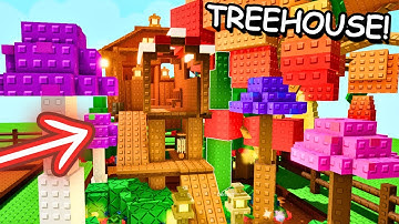 Building a TREEHOUSE in GROW A GARDEN! Roblox Tutorial