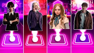 Wednesday Addams V/S Enid V/S Megan V/S Tyler  Tiles Hop EDM Rush screenshot 4