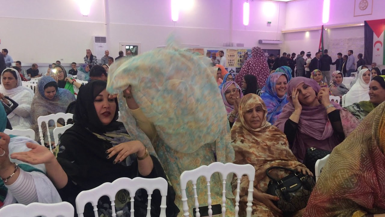 أغنية عنو للعيد خلال حفل الجالية الصحراوية بفرنسا