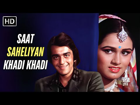 Saat Saheliyan Khadi Khadi Vidhaata 1982 Sanjay Dutt Padmini Kolhapure Retro Hit Song 