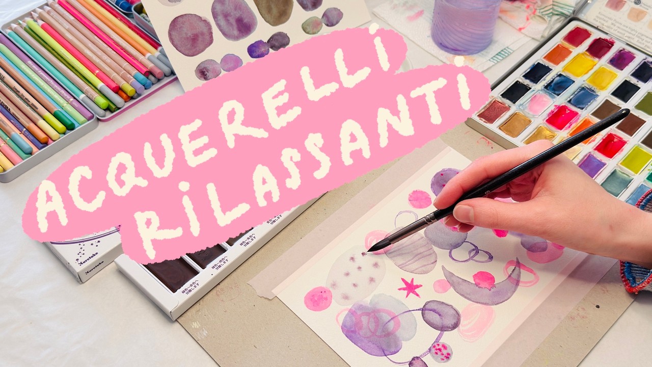 Disegna con me ✧ Pittura ad acquerello con la palette Kuretake