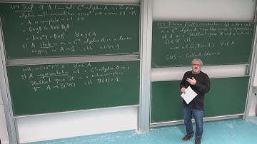 Math of QM: 11.5. Reminder on C*-Algebras, States, and GNS-Construction