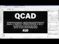 QCAD Extend geometry with round