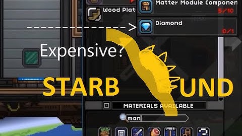 Starbound part 1 | The matter manipulator upgrade is not easy!!!