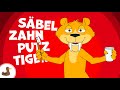 🐯🦷 Säbelzahnputztiger - Kinderlieder zum Mitsingen | Zahnputzlied | JiMi FLuPP | Sing Kinderlieder