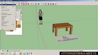 SketchUp 2014 (3): Modelando una Mesa by CityIngenieria 1,557 views 9 years ago 2 minutes, 36 seconds