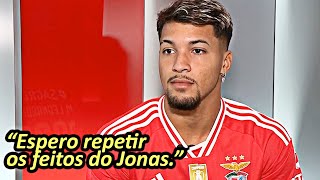 A primeira ENTREVISTA de Marcos Leonardo como jogador do Benfica