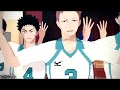 【Haikyuu MMD】BTS (방탄소년단) 'MIC Drop『Aoba Johsai』