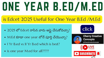 1-Year B.Ed Course 2026 Eligibility: AP/TS EdCET, PG & 4-Year UG Degree Requirements Explained