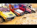 Rc trucks extreme mud uphill  jeep cherokee axial scx10 ii hummer h2 traxxas trx4 land rover